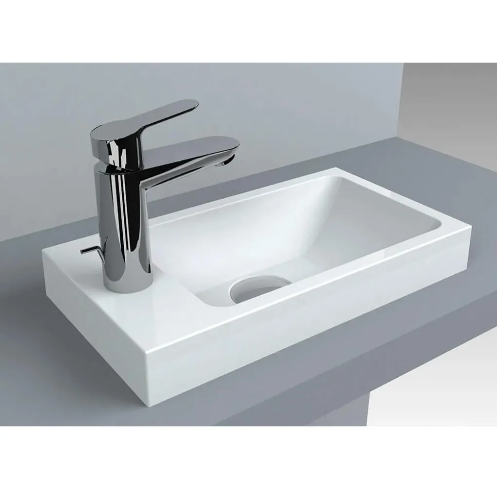 Мебельный умывальник Fancy Marble Izolda 400, белый (11940101)- Фото 3